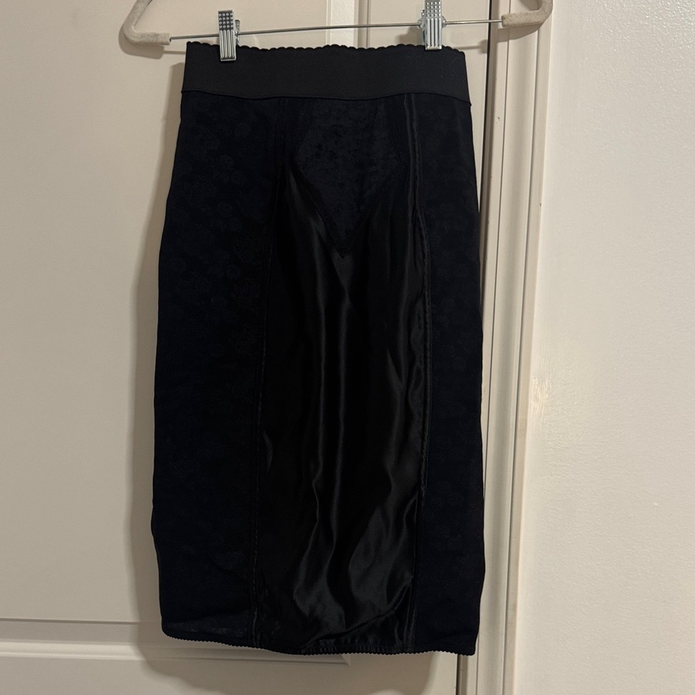 Dolce & Gabbana midi skirt in powernet and satin